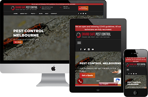 Enviro Safe Pest Control Website Design
